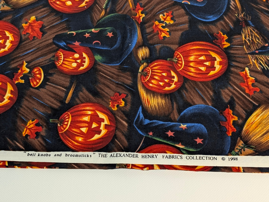 Vintage Alexander Henry “Bell Knobs & Broomsticks” Fabric