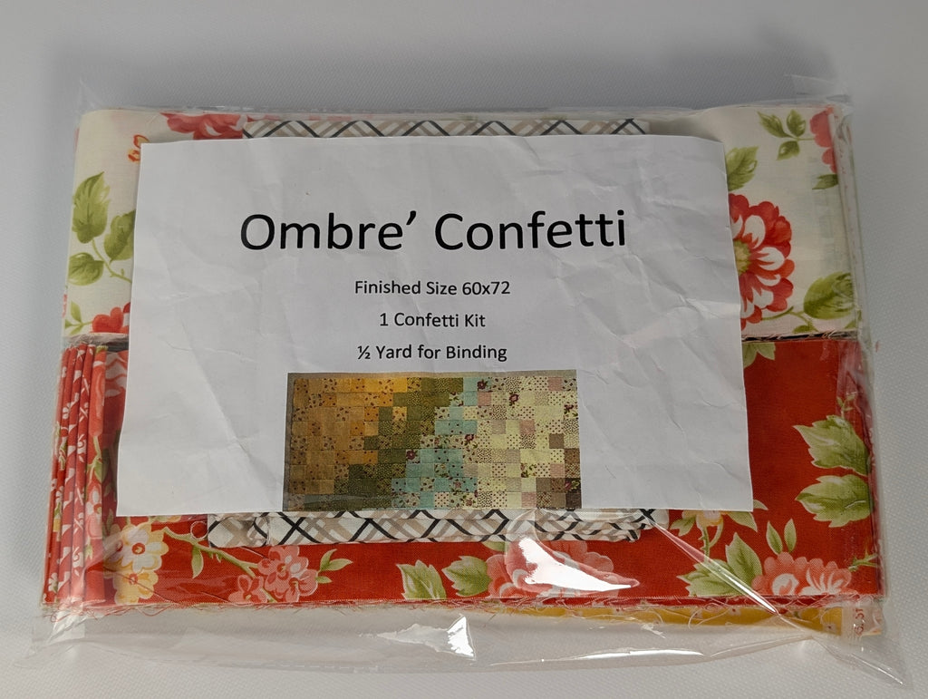 Ombre’ Confetti Moda Quilt Kit