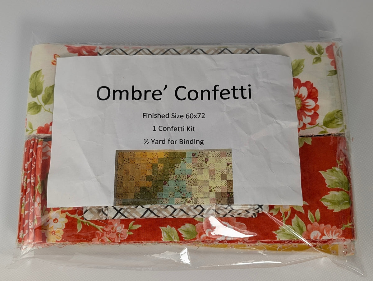 Ombre’ Confetti Moda Quilt Kit